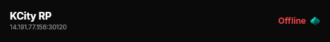 KCity RP live status badge