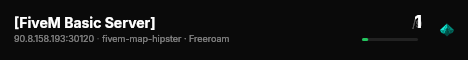 [FiveM Basic Server] live status badge