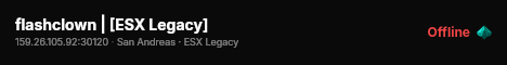 flashclown | [ESX Legacy] live status badge