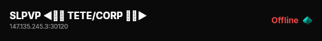 SLPVP ◄━━ MENTA TETE/CORP ━━► live status badge