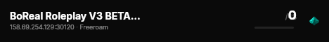 BoReal Roleplay V3 BETA... live status badge