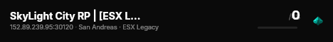 SkyLight City RP | [ESX Legacy] live status badge