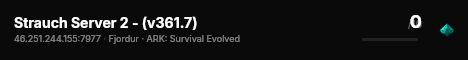 Strauch Server 2 - (v361.7) live status badge