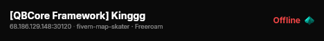 [QBCore Framework] Kinggg live status badge