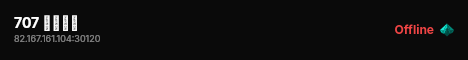 متجر 707 live status badge