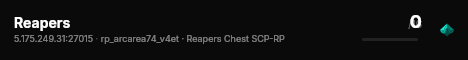 Reapers live status badge