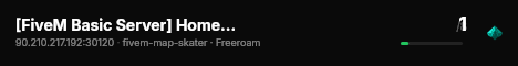 [FiveM Basic Server] HomeHost live status badge