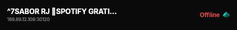 ^7SABOR RJ ⌠SPOTIFY GRATIS CARRO GRÁTIS⌡ live status badge