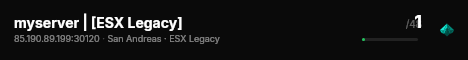 myserver | [ESX Legacy] live status badge