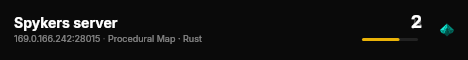 Spykers server live status badge