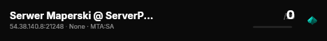 Serwer Maperski @ ServerProject.net live status badge