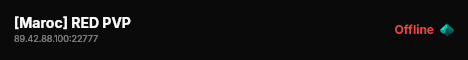 [Maroc] RED PVP live status badge