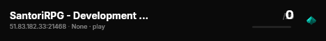 SantoriRPG - Development Server #1 live status badge