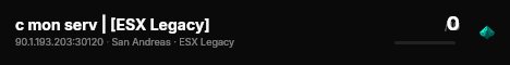 c mon serv | [ESX Legacy] live status badge