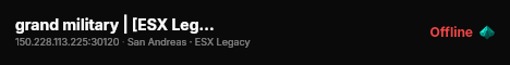grand military | [ESX Legacy] live status badge