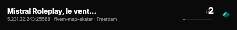 Mistral Roleplay, le vent d'un nouveaux rp live status badge
