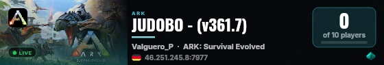 JUDOBO - (v361.7) live status badge