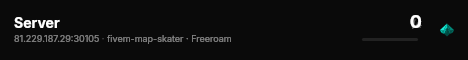 Server live status badge