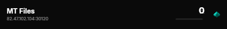 MT Files live status badge