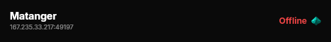Matanger live status badge