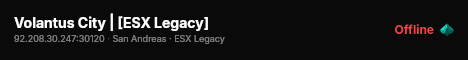 Volantus City | [ESX Legacy] live status badge