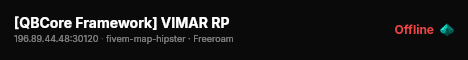 [QBCore Framework] VIMAR RP live status badge