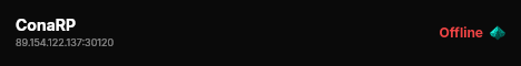 ConaRP live status badge
