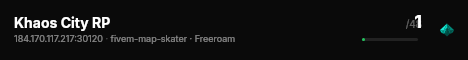 Khaos City RP live status badge