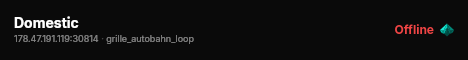 Domestic live status badge