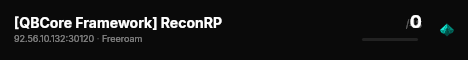 [QBCore Framework] ReconRP live status badge