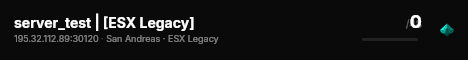 server_test | [ESX Legacy] live status badge