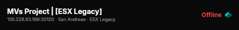 MVs Project | [ESX Legacy] live status badge