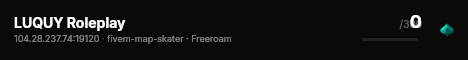 LUQUY Roleplay live status badge