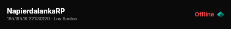 NapierdalankaRP live status badge