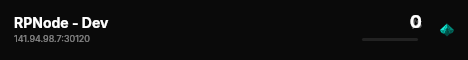RPNode - Dev live status badge