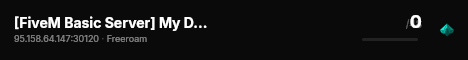 [FiveM Basic Server] MyDevServ live status badge