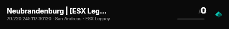 Neubrandenburg | [ESX Legacy] live status badge