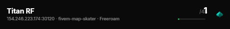 Titan RF live status badge