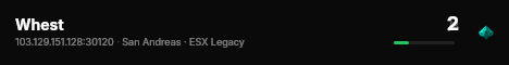 Whest live status badge