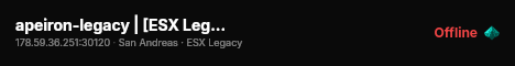 apeiron-legacy | [ESX Legacy] live status badge