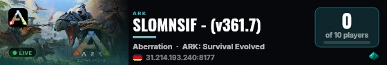 SLOMNSIF - (v361.7) live status badge