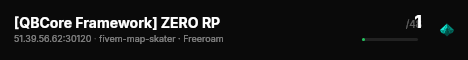 [QBCore Framework] ZERO RP live status badge