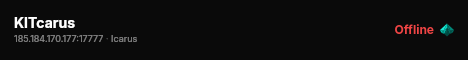 KITcarus live status badge