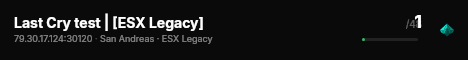 Last Cry test | [ESX Legacy] live status badge
