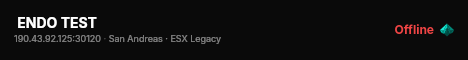  ENDO TEST  live status badge