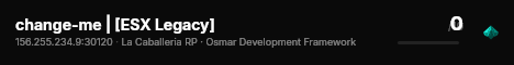 change-me | [ESX Legacy] live status badge
