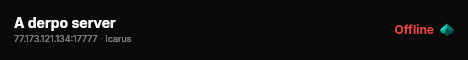 A derpo server live status badge