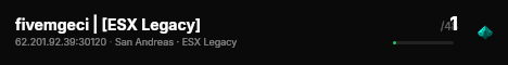 fivemgeci | [ESX Legacy] live status badge