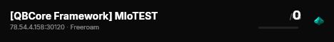[QBCore Framework] MloTEST live status badge