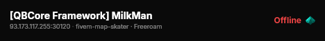 [QBCore Framework] MilkMan live status badge